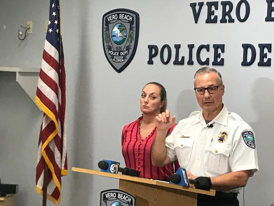 As Chief David Currey answered questions along with Detective Jennifer Brumley on March 15, 2022 he described the tussle over what he said two teens thought was an unloaded 9mm that fired killing a 14-year-old Vero Beach boy on Jan. 30, 2022.