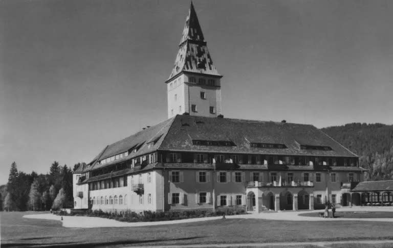 El castillo de Elmau en 1916