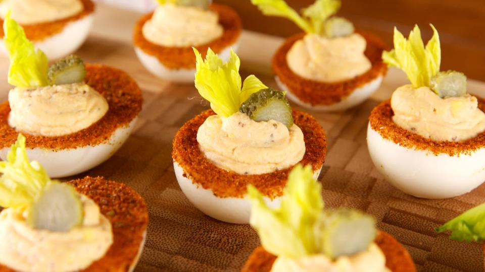 bloody mary deviled eggs