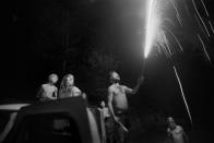 <p>Fireworks, Stillhouse Hollow, Tenn., 1986. (© Eugene Richards) </p>