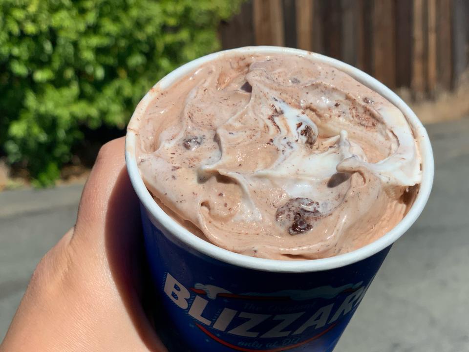 brownie batter blizzard