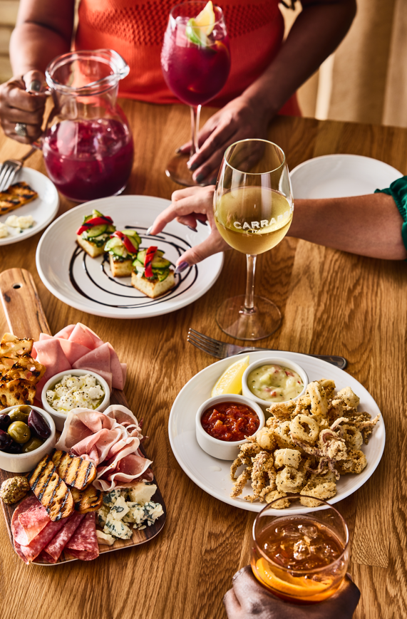 Carrabba's restaurants have added a new happy hour menu to be offered in the C Bar.
