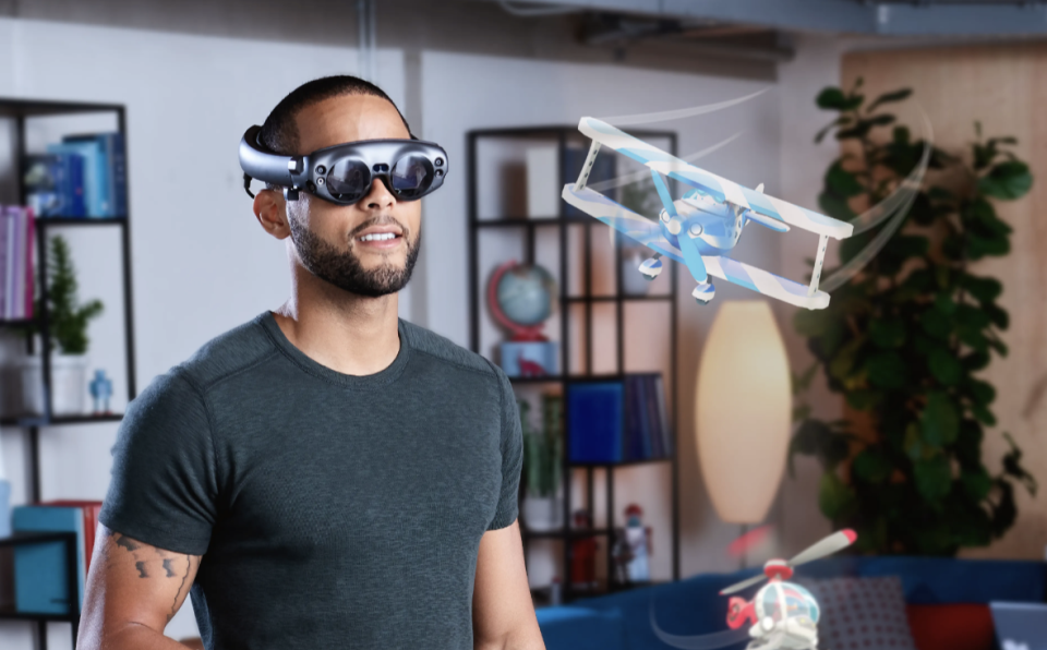 The highly secretive Magic Leap company failed to live up to the hype when it released its first headset in 2018.  Source: Magic Leap