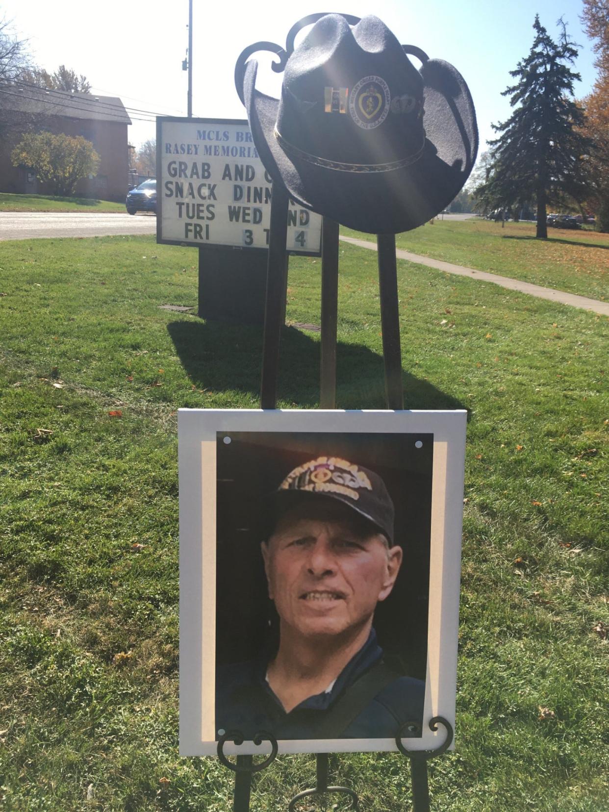 On Nov. 7, 2020, a flagpole at the Rasey Memorial Library in Luna Pier was dedicated to Cpt. John A. Barber. Barber served in Vietnam with the 101st Airborne Division (Currahee) and was a forward observer, who was the youngest artillery captain at the time.Barber received several military medals, including the Purple Heart. Barber died Aug. 9, 2018.