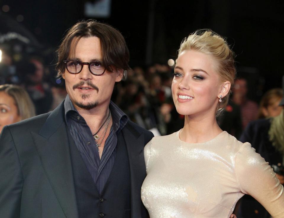 Johnny Depp y Amber Heard (Associated Press)