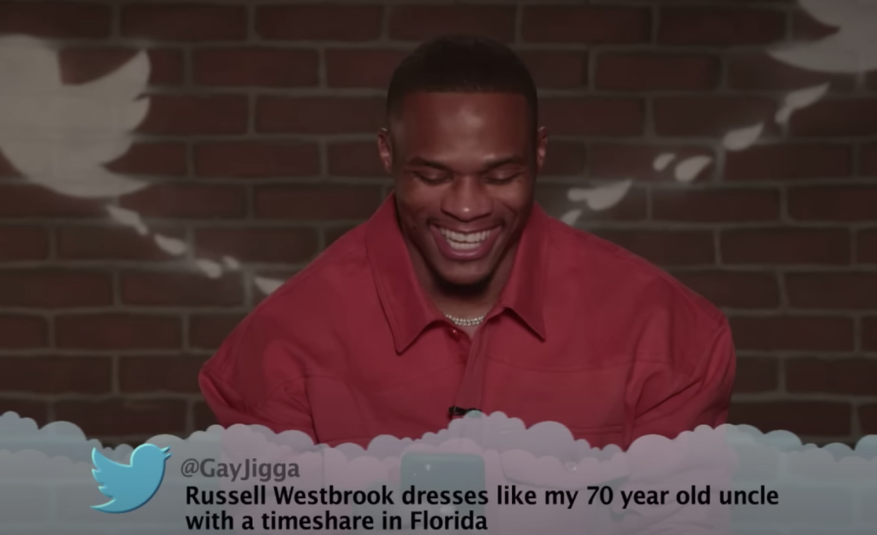 Russell Westbrook - Credit: YouTube/Jimmy Kimmel Live