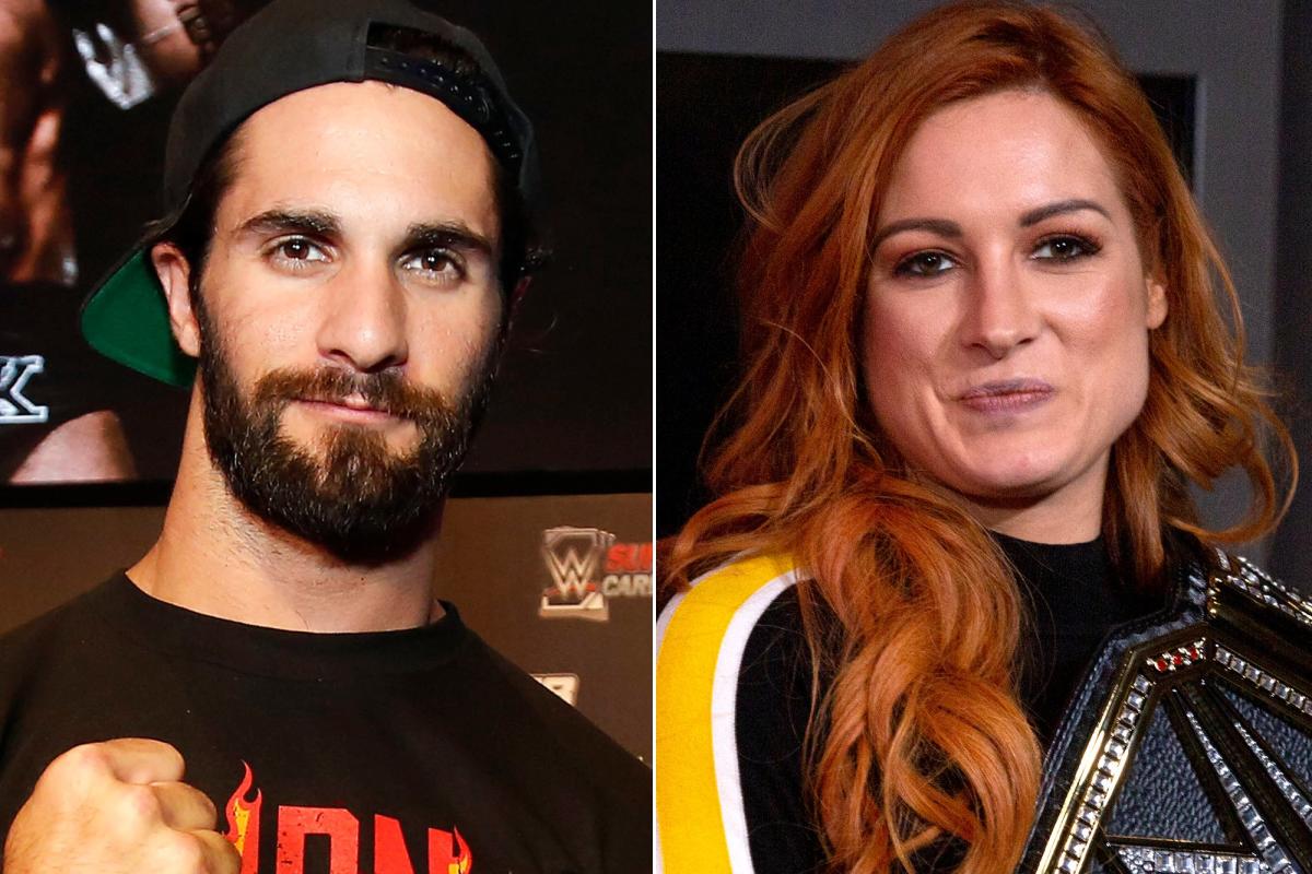 WWE's Becky Lynch and Seth Rollins Confirm Romance With PDA Picture