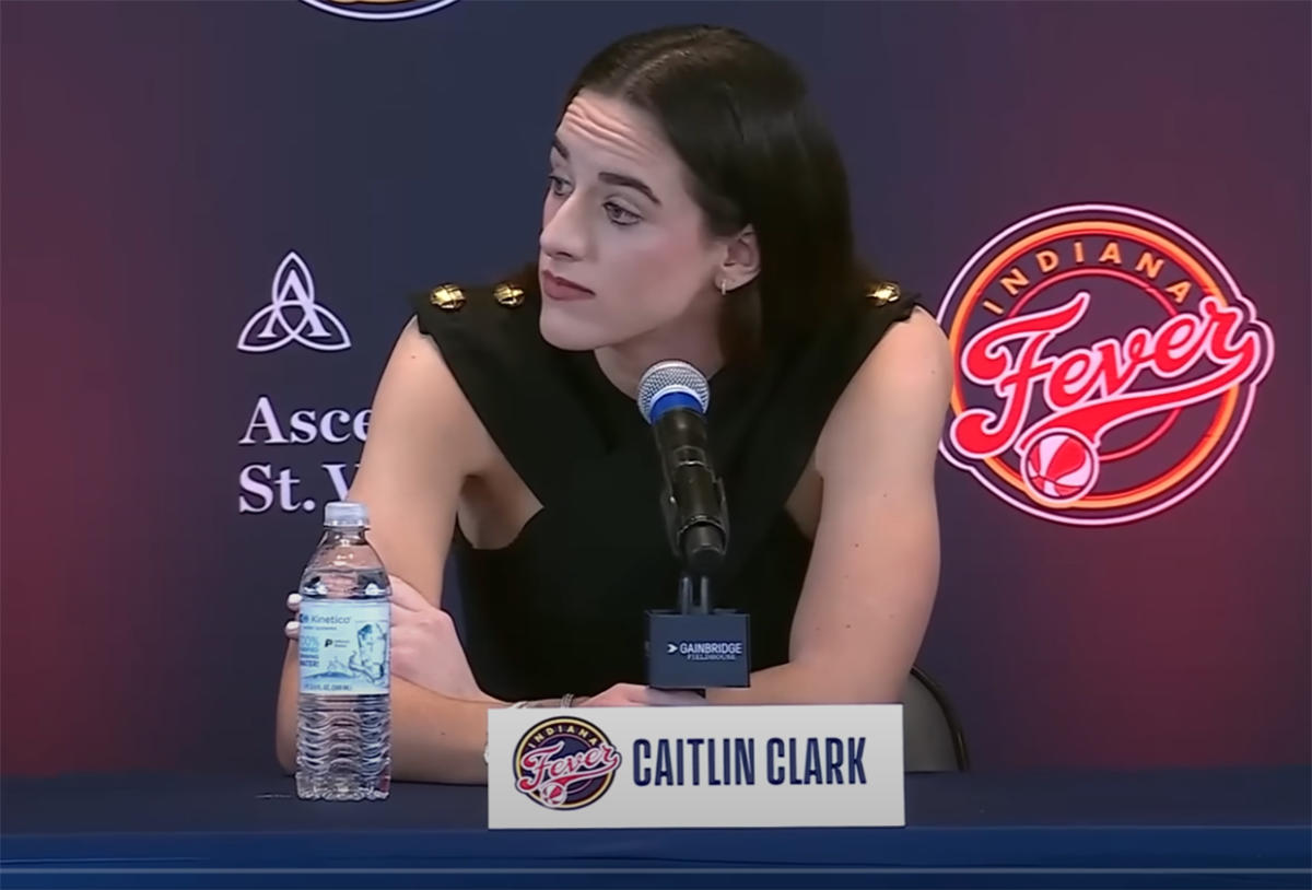 Caitlin Clark Gets Apology From Reporter After Viral Press Conference  Gaffe: 'I'm Part of the Problem' - Yahoo Sports