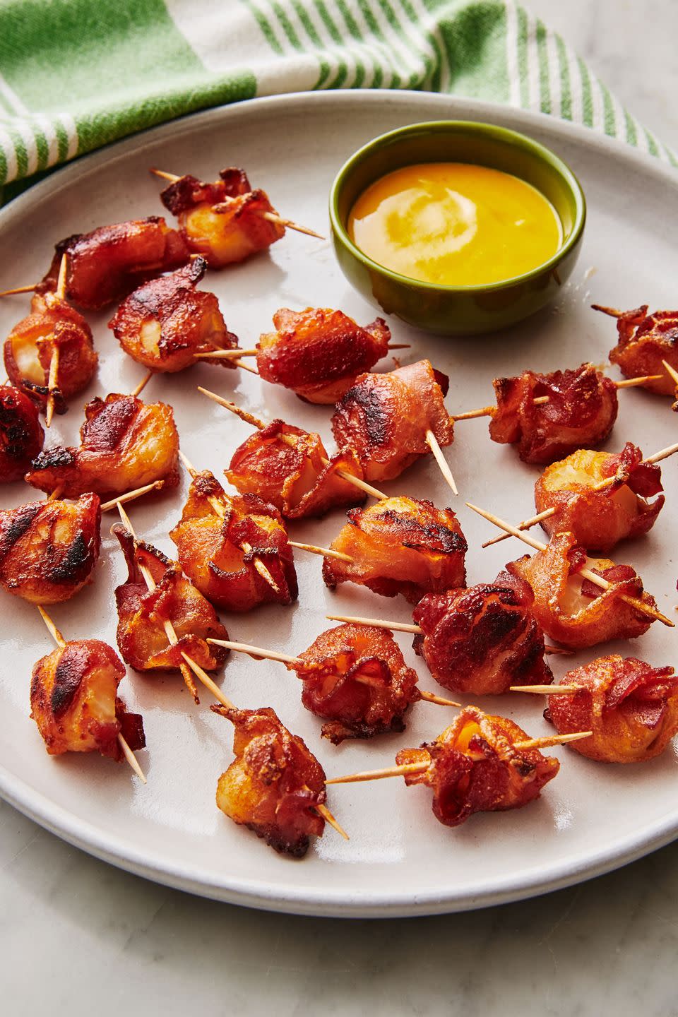 bacon wrapped water chestnuts