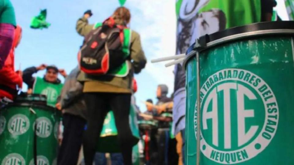 La protesta de ATE abarca a trabajadores de todo el país.