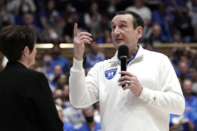 Duke's Coach K turns focus to next steps after UNC loss