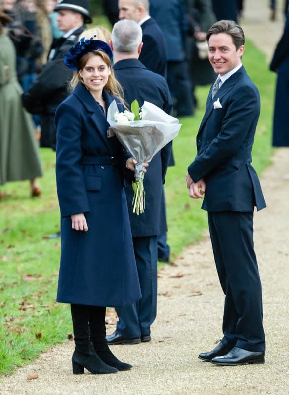 Beatriz de York con su marido