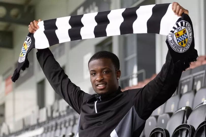 St Mirren midfielder Roland Idowu