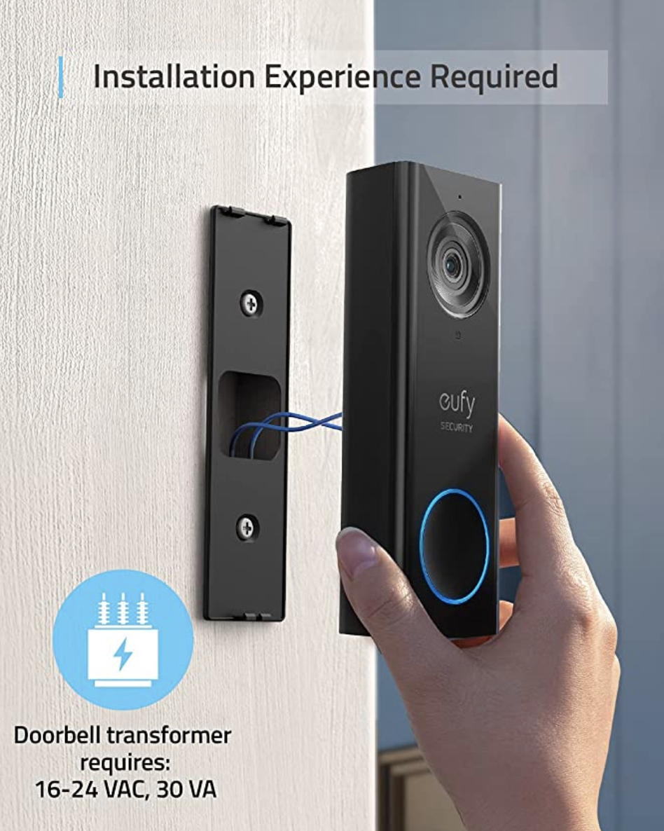 eufy Security Wi-Fi Video Doorbell (Photo via Amazon)