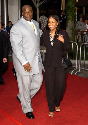 Michael Clarke Duncan and wife Alicia at the LA premiere of Universal's The Scorpion King