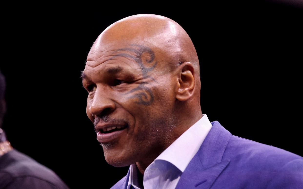 Mike Tyson pictured in 2023