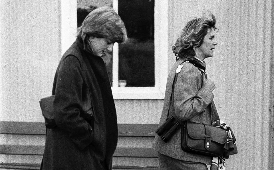Diana and Camilla together in 1980 - PA