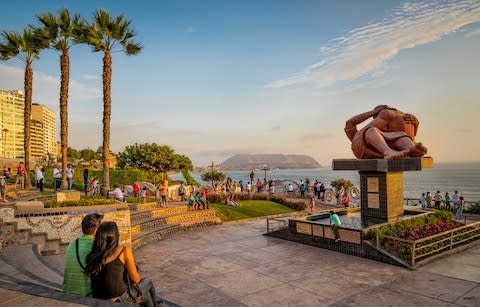 El Malecon Park, Miraflores, Lima - Credit: Getty