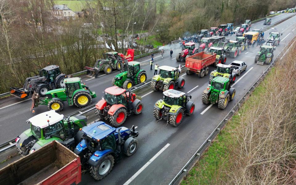 French farmers are protesting on a number of issues, from reforms that increase green regulations to rising fuel costs