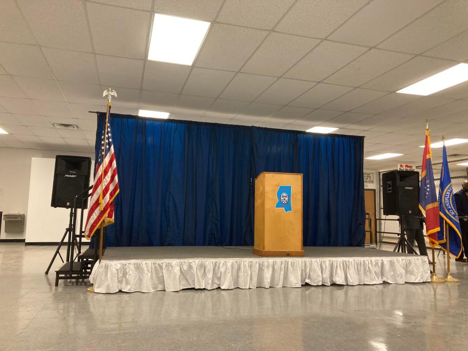 MDOC communications staff are setting up a media room at the Mississippi State Penitentiary at Parchman, where reporters will receive media briefings ahead of the planned execution of David Neal Cox.