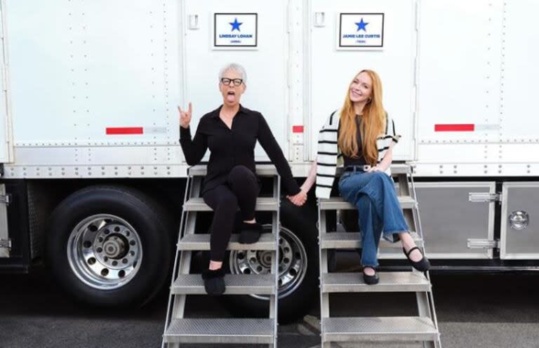 Lindsay Lohan y Jamie Lee Curtis en Un viernes de locos 2