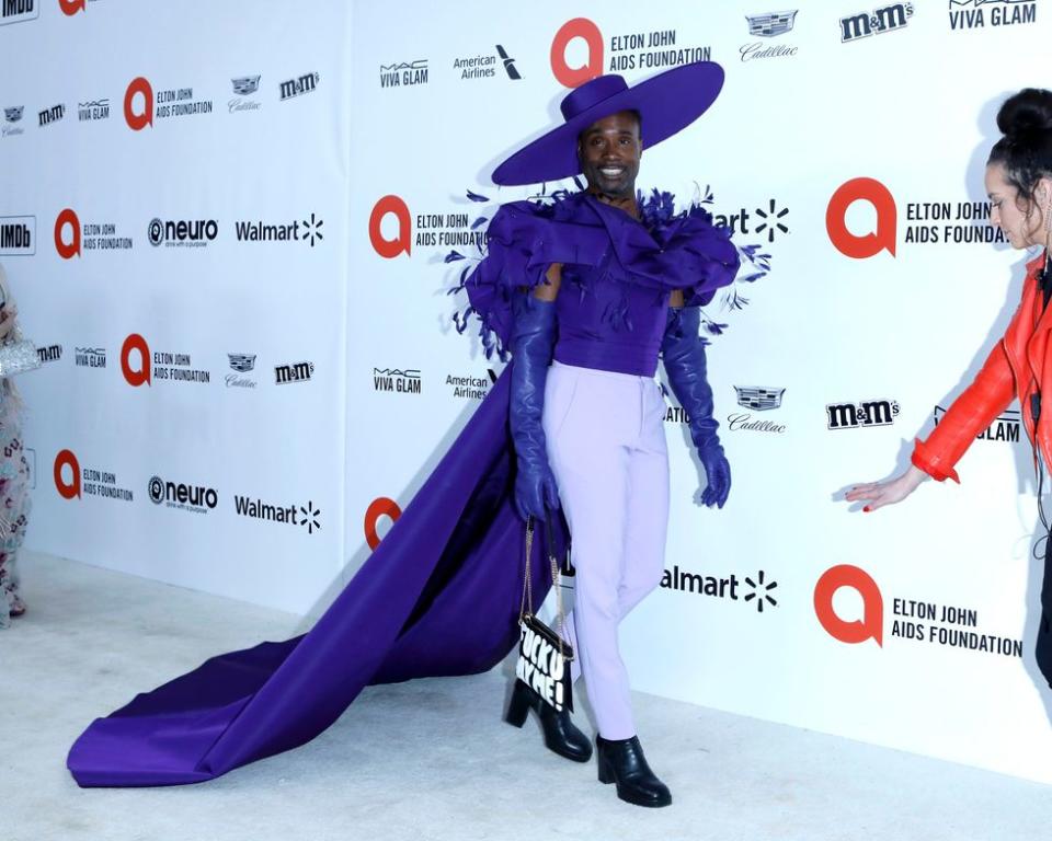 billy porter purple outfit