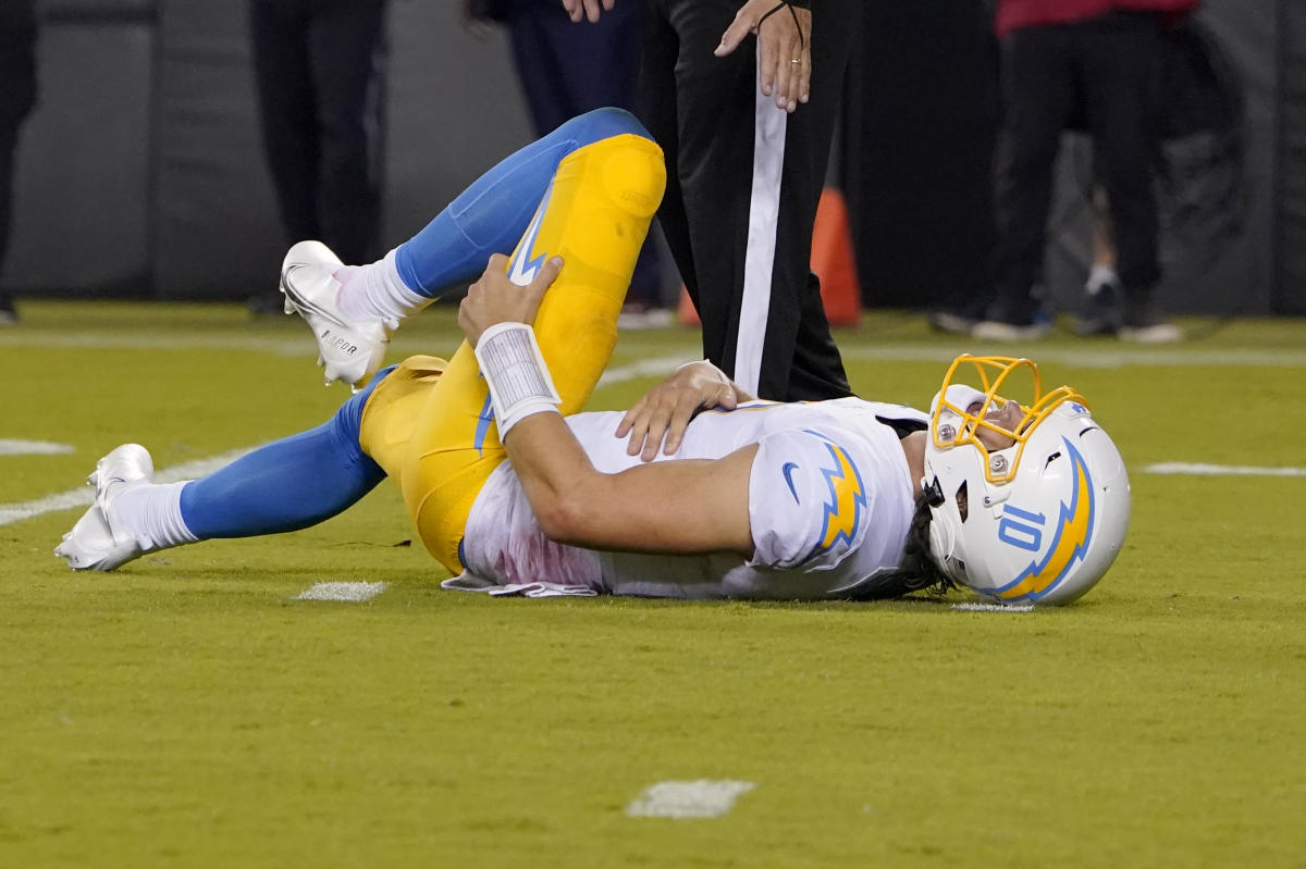 Justin Herbert injury update: Chargers coach Brandon Staley says QB is 'OK'  despite rib injury