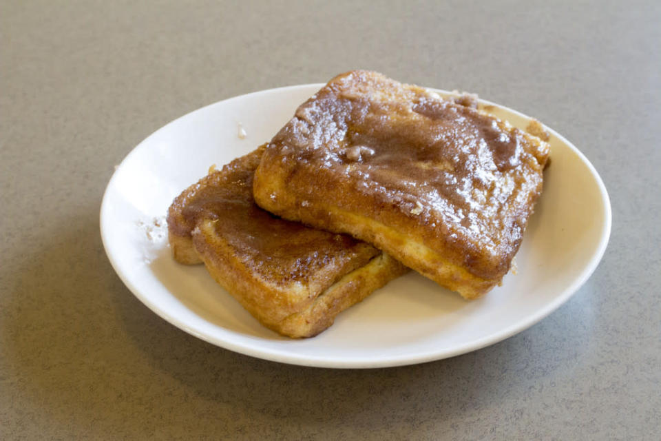 Upside Down Cinnamon French Toast