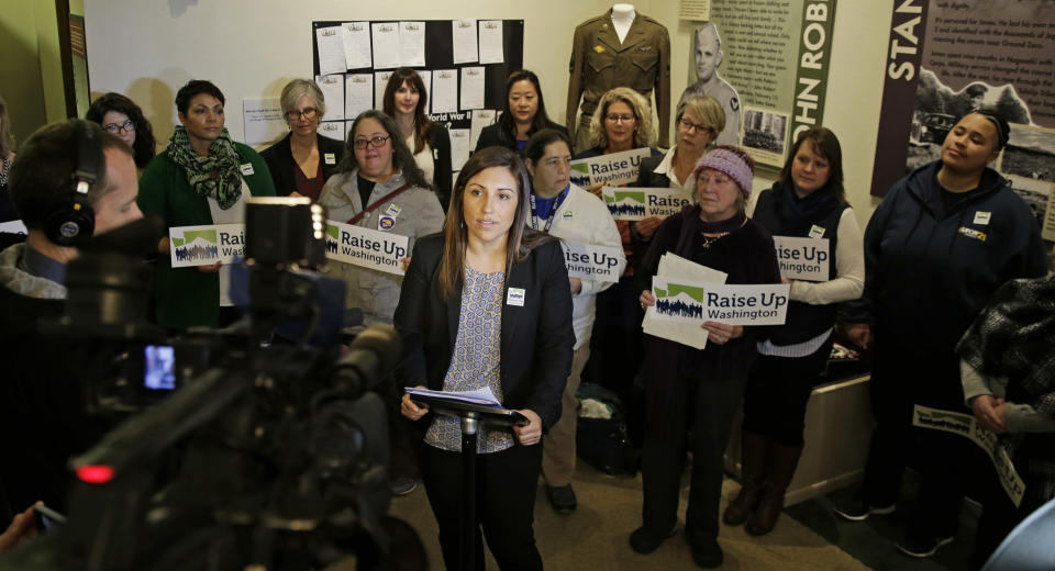 Seattle City Council member Teresa Mosqueda was the first person in the country to win an elected office by collecting "democracy vouchers" to fund her campaign. (Photo: ASSOCIATED PRESS)