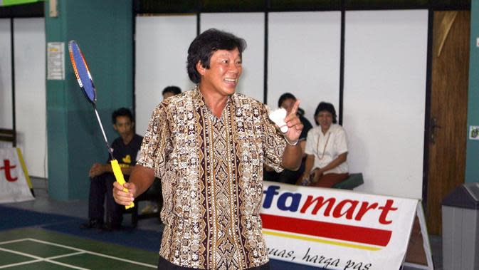 Tokoh bulutangkis Indonesia, Justian Suhandinata berpulang dalam usia 75 tahun di Rumah Sakit Bumrungrad, Bangkok, Thailand, Jumat, (4/11/2022) malam, pukul 21.25 WIB. (PBSI/Erly Bahtiar)