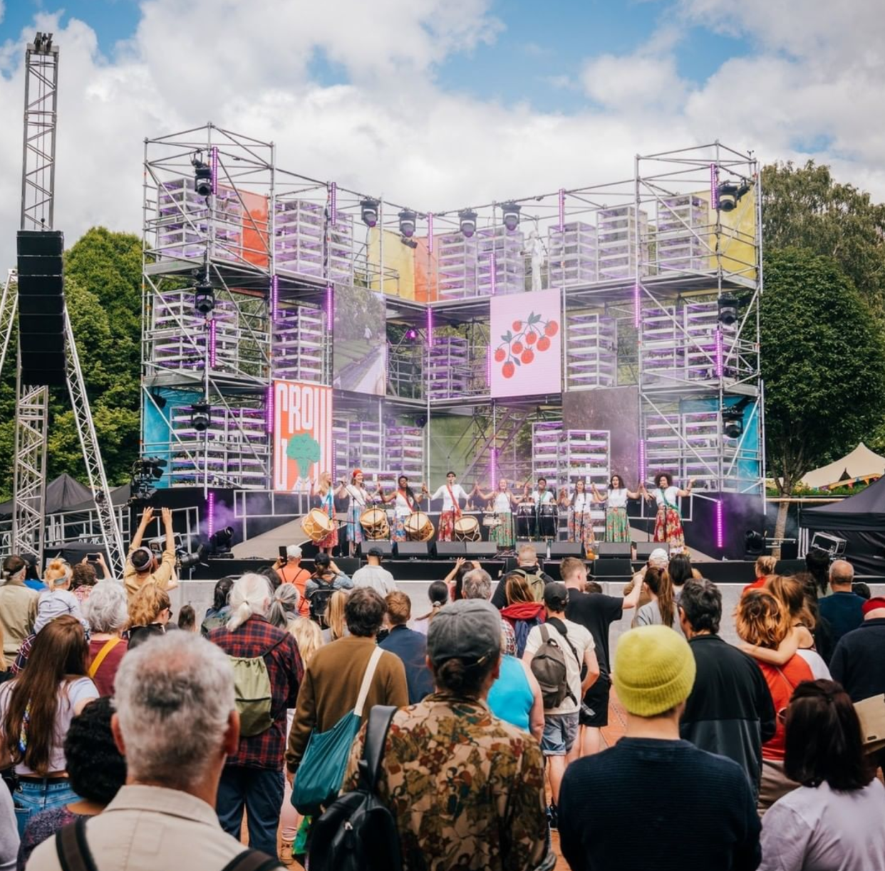 Crowds at the Dandelion festival in Glasgow in June, part of Unboxed. (Instagram/Dandelion)