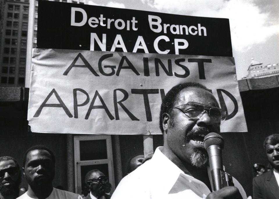 Rev. Charles Adams, pastor of Hartford Memorial Baptist Church.