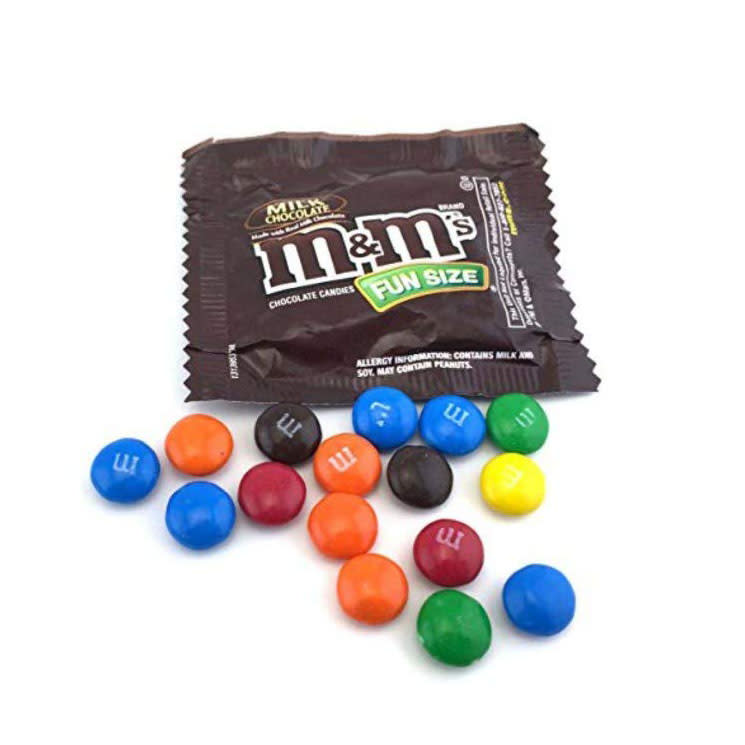 M&Ms, best halloween candy