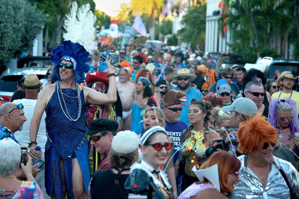 基韋斯特幻想節（Image Source : Andy Newman/Florida Keys News Bureau/Handout via REUTERS）