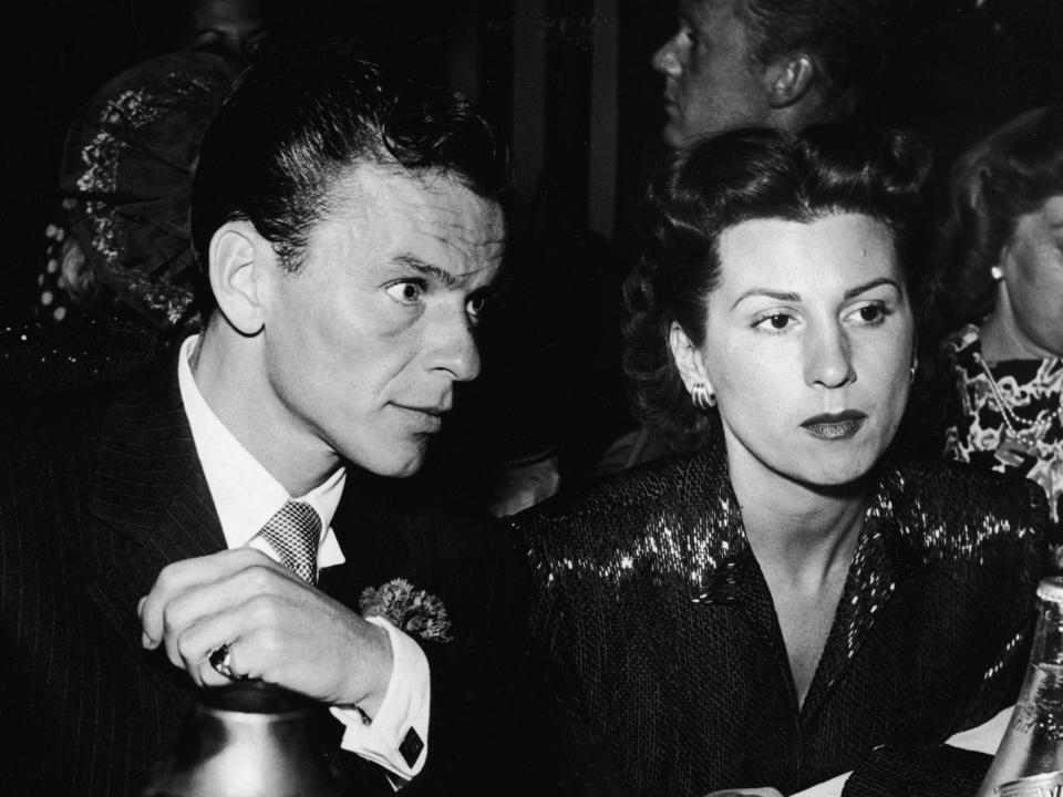 Sinatra had already embarked upon an affair with Ava Gardner before the couple divorced in 1950: Manchete/Getty