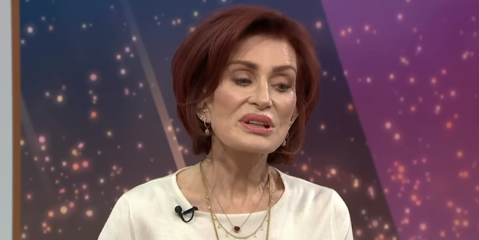 Closeup of Sharon Osbourne