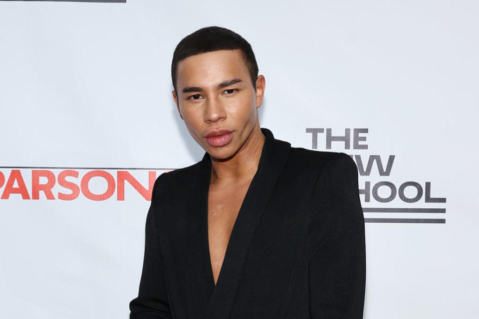 NEW YORK, NEW YORK – MAY 24: Olivier Rousteing attends the 74th annual Parsons Benefit at Cipriani Wall Street on May 24, 2023 in New York City. (Photo by Arturo Holmes/Getty Images)