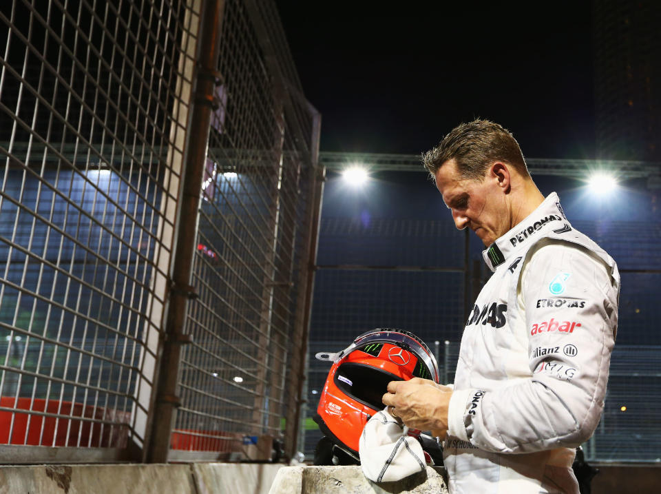 Michael Schumacher im Jahr 2012 (Photo by Robert Cianflone/Getty Images)