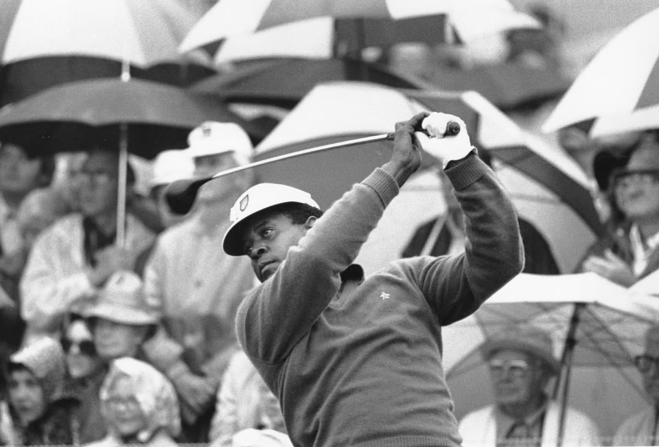 <p>In 1975, Elder became the first Black man to play in the Masters. He won four times on the PGA Tour. In 2021, prior to his death, he was invited to be an honorary starter of the Masters.</p> 
