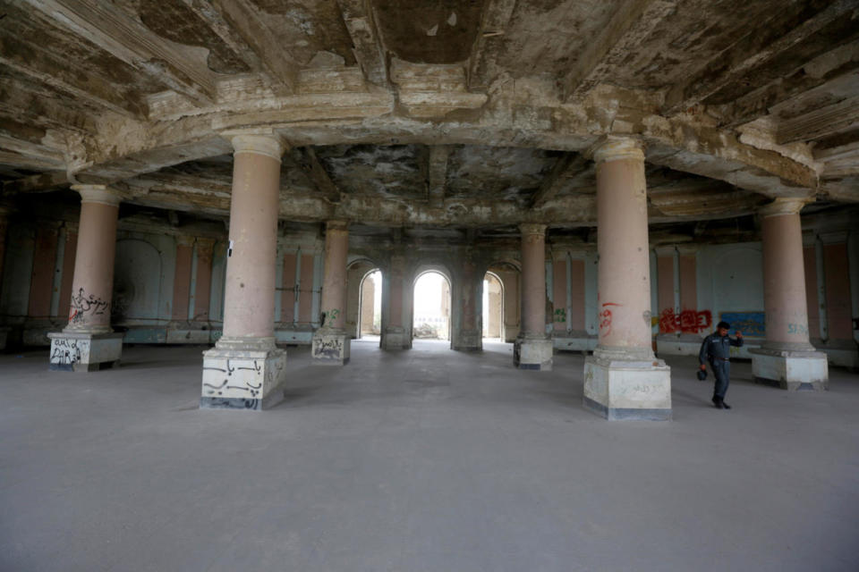 In the ruins of Kabul’s Darul Aman Palace