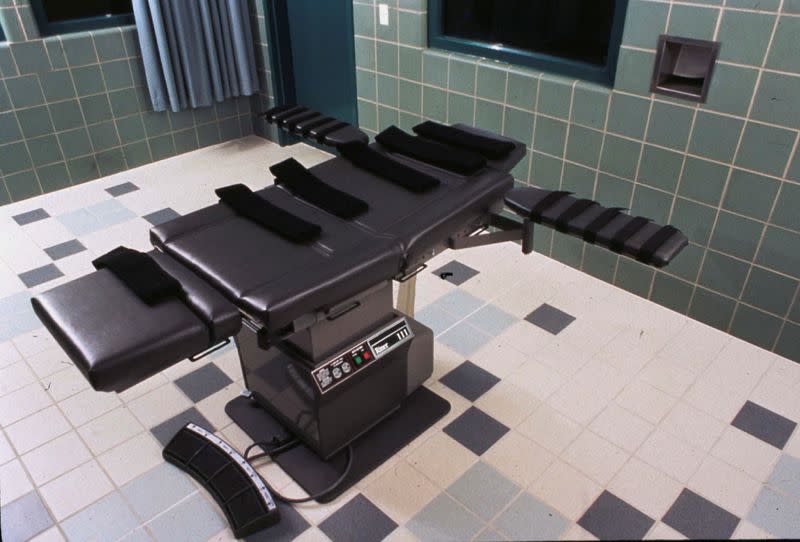 FILE PHOTO: The execution chamber in the U.S. Penitentiary in Terre Haute, Indiana U.S. is shown in this undated photo