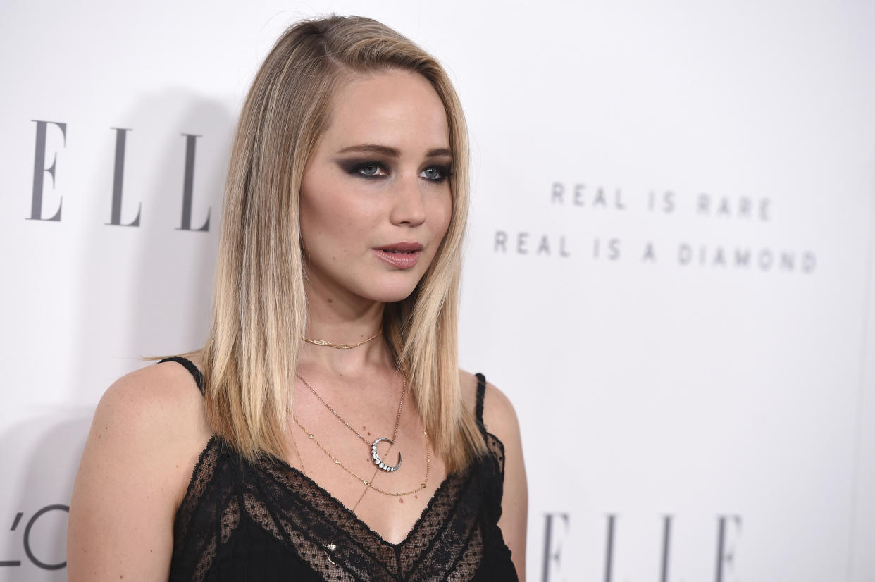 Jennifer Lawrence hielt eine erschütternde Rede bei den diesjährigen „Elle Women In Hollywood Awards“. (Bild: AP Photo)