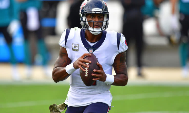 Houston Texans quarterback Deshaun Watson on Sunday.