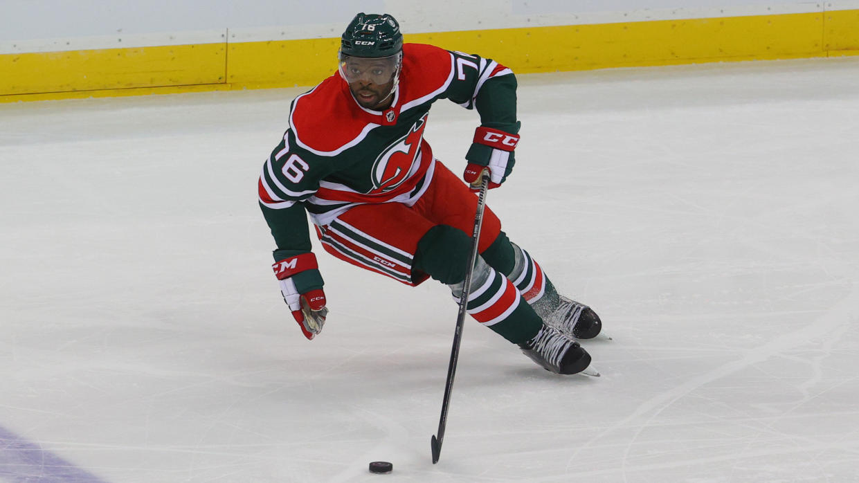 Former Canadiens, Predators and Devils defenceman P.K. Subban is hanging up the skates after a 13-year NHL career. (Photo credit: USA TODAY Sports)