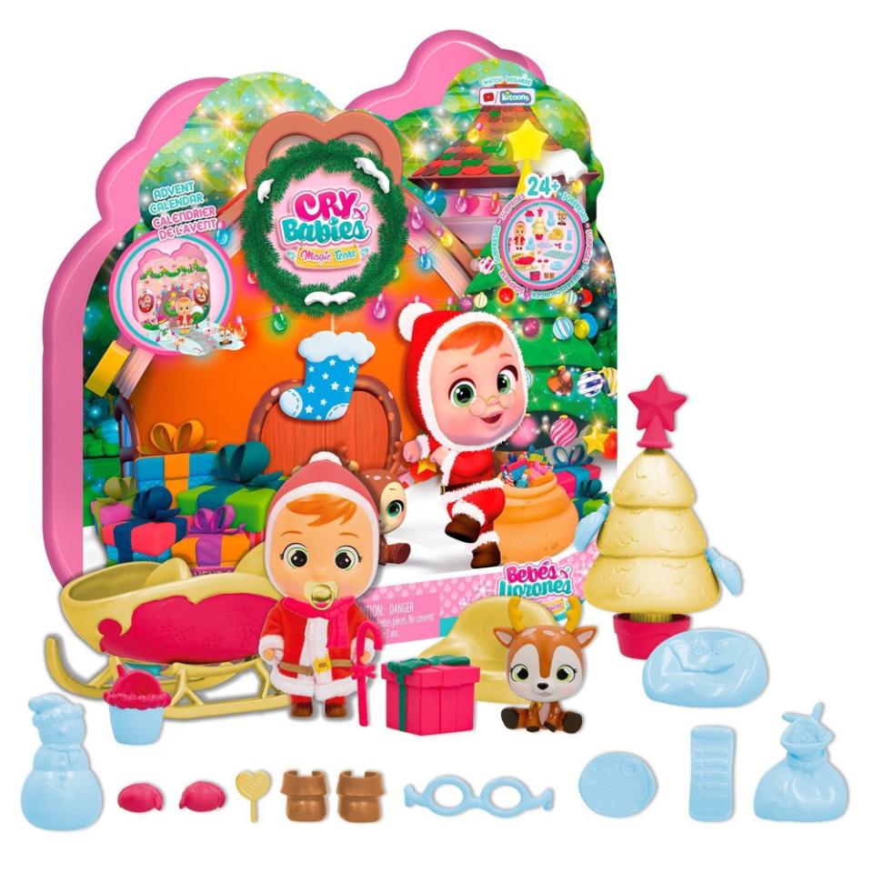 <p><a href="https://go.redirectingat.com?id=74968X1596630&url=https%3A%2F%2Fwww.target.com%2Fp%2Fcry-babies-magic-tears-claus-39-advent-calendar-with-24-surprises%2F-%2FA-84828689&sref=https%3A%2F%2Fwww.countryliving.com%2Fshopping%2Fgifts%2Fg45803462%2Ftop-target-advent-calendars-2023%2F" rel="nofollow noopener" target="_blank" data-ylk="slk:Shop Now;elm:context_link;itc:0;sec:content-canvas" class="link ">Shop Now</a></p><p>Magic Tears Claus Advent Calendar</p><p>target.com</p><p>$19.99</p>