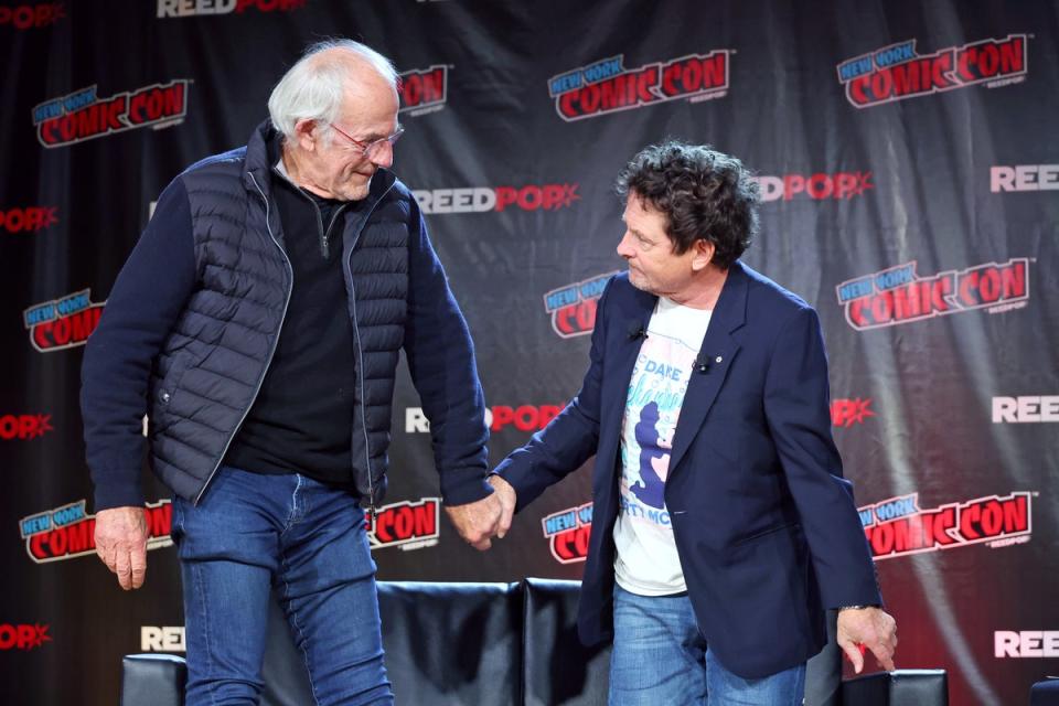 Lloyd and Fox at New York Comic Con (Getty Images for ReedPop)