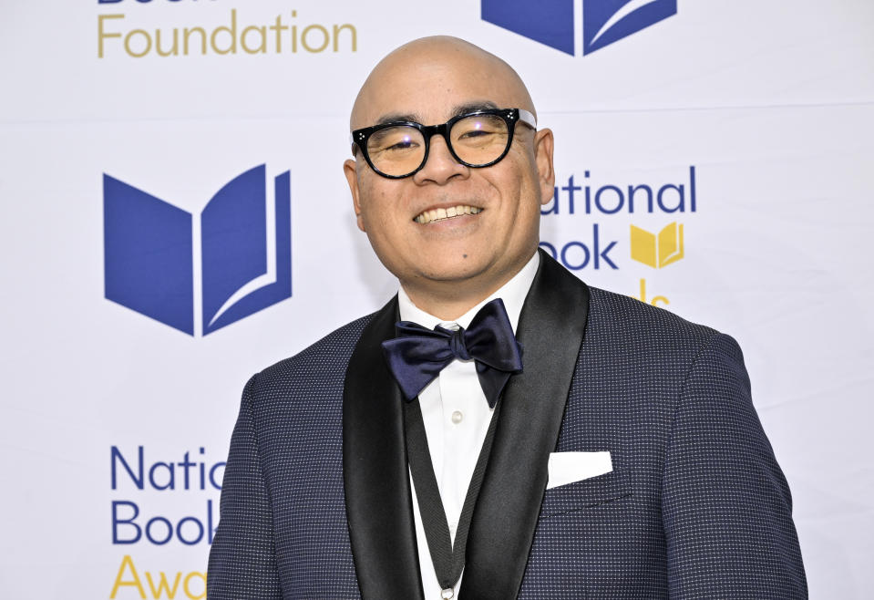 Dan Santat attends the 74th National Book Awards ceremony at Cipriani Wall Street on Wednesday, Nov. 15, 2023, in New York. (Photo by Evan Agostini/Invision/AP)