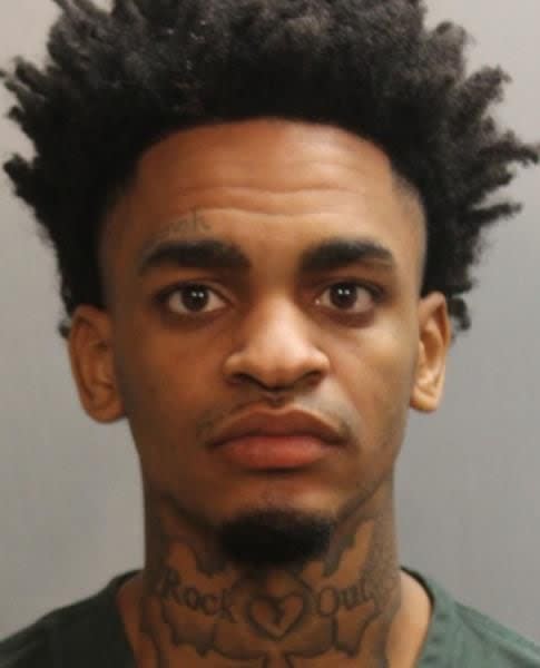 Carlos Garcia, 22: Trafficking in dangerous fentanyl, traffic in amphetamine or methamphetamine, traffic in hydrocodone, possession of cocaine with intent to sell, resisting an officer without violence 