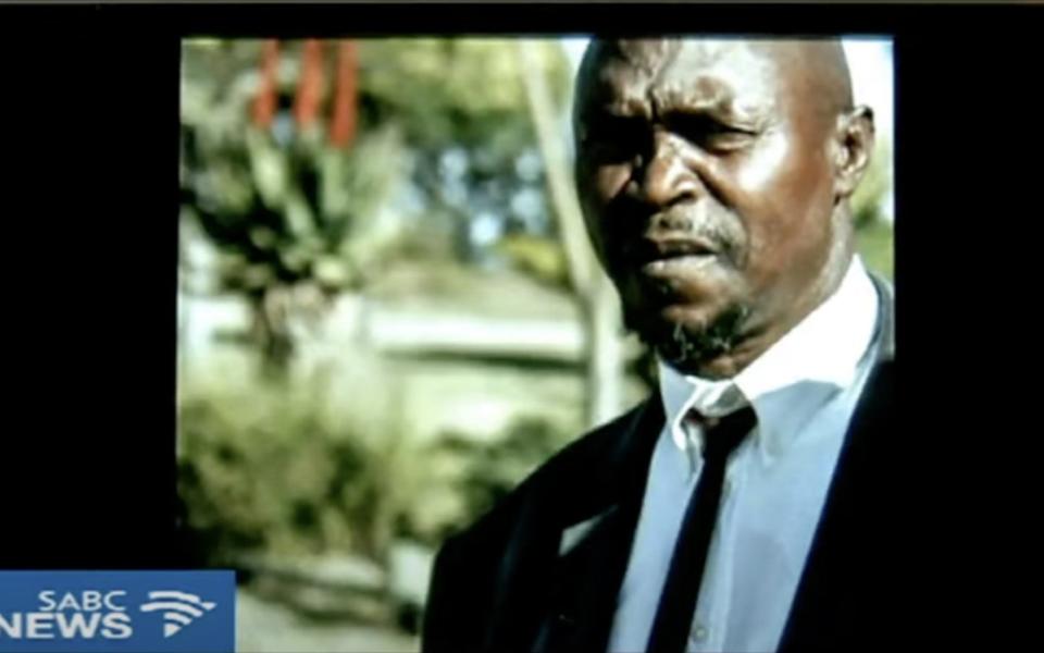 Thembekile Fana, aged 61, died during a protest after being shot by rubber bullets fired from a police shotgun in South Africa - YouTube