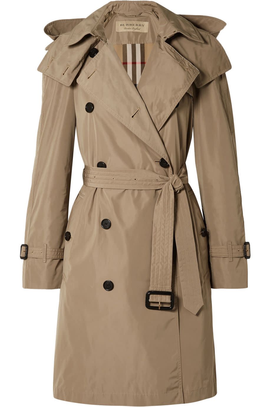 The Amberford Hooded Shell Trench Coat